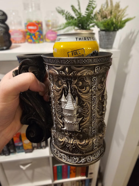 Wizard Cup & Dice Tower | 3D Printed Fantasy DnD Table Cup