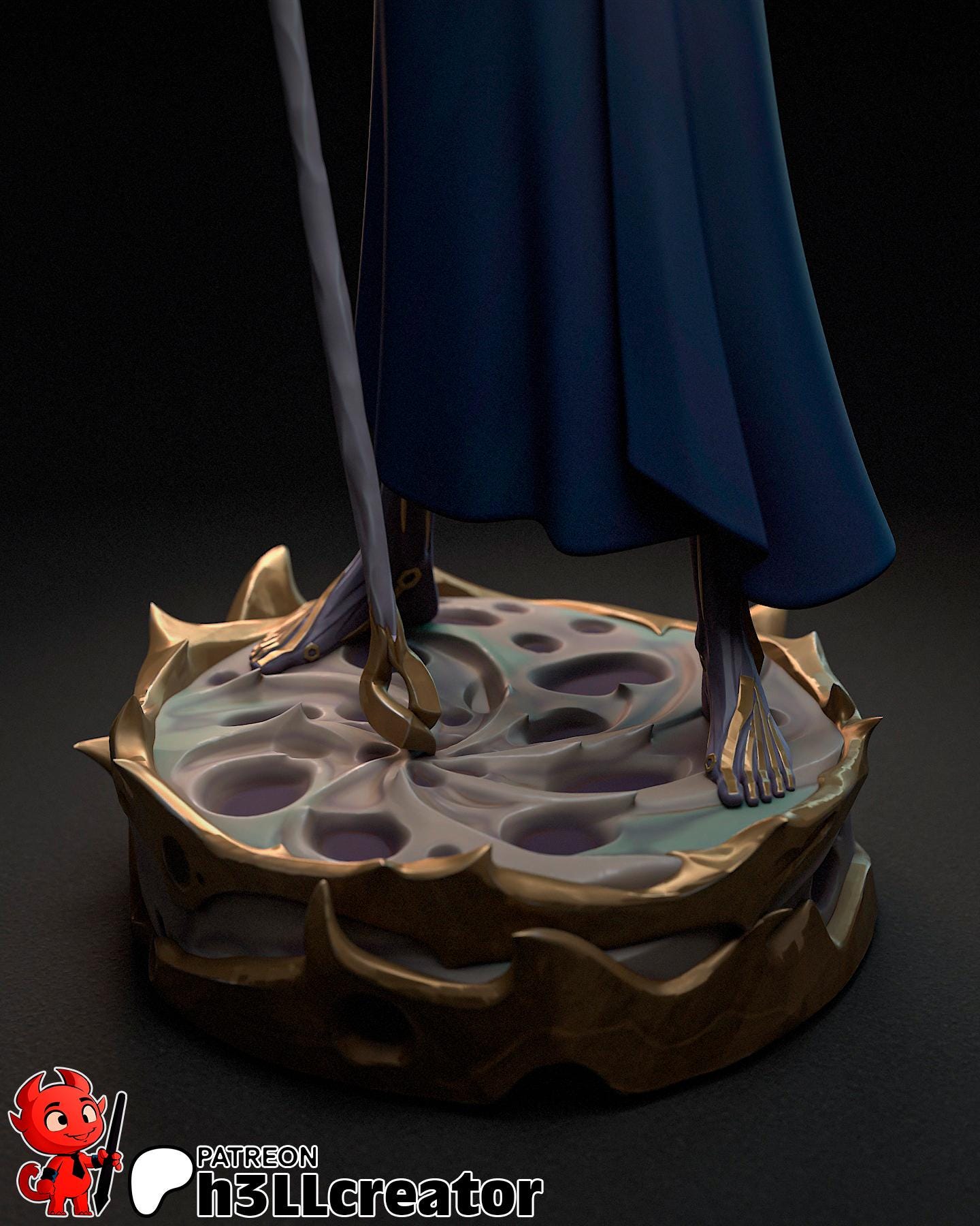 Victor 3D Printed Resin Figurine | 8k Garage Kit [By h3LLCreator] UNPAINTED!
