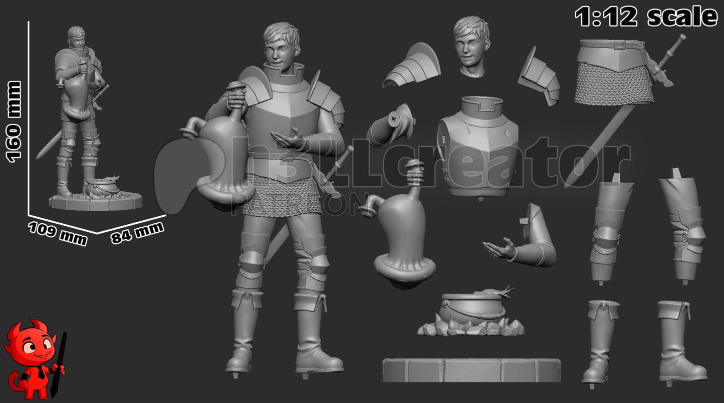 Laios 3D Printed Resin Figurine | 8k Garage Kit [By H3LLCREATOR] UNPAINTED!