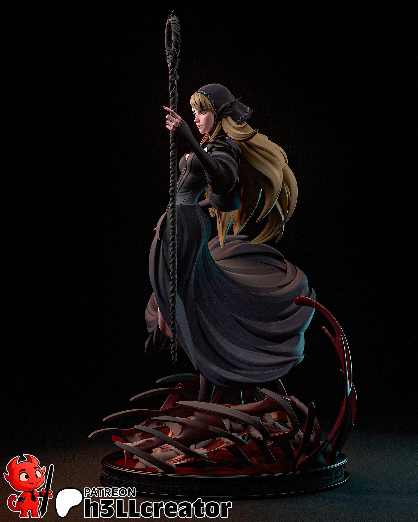 Marcille 3D Printed Resin Figurine | 8k Garage Kit [By h3LLCreator] UNPAINTED!