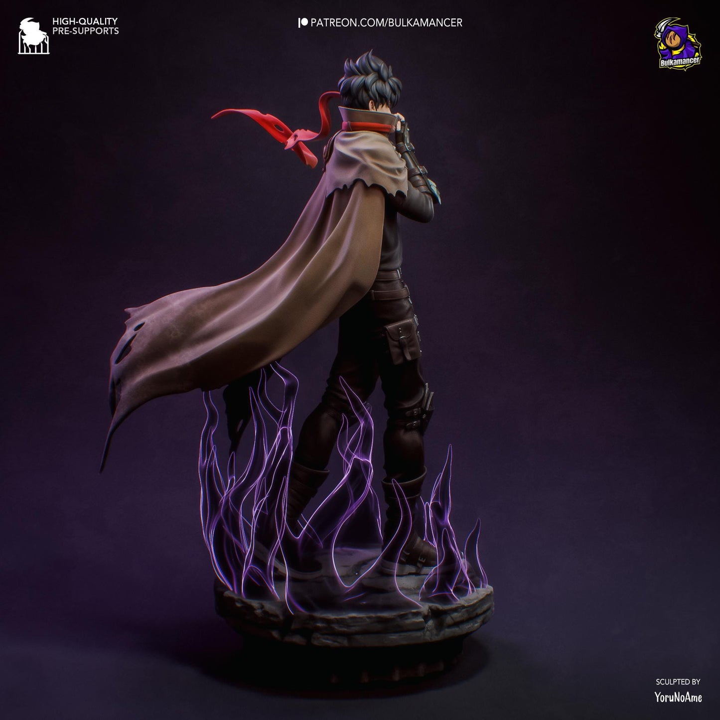 Sung Jin-Woo 3D Printed Resin Figurine | 8k Garage Kit [By Bulkamancer] UNPAINTED!