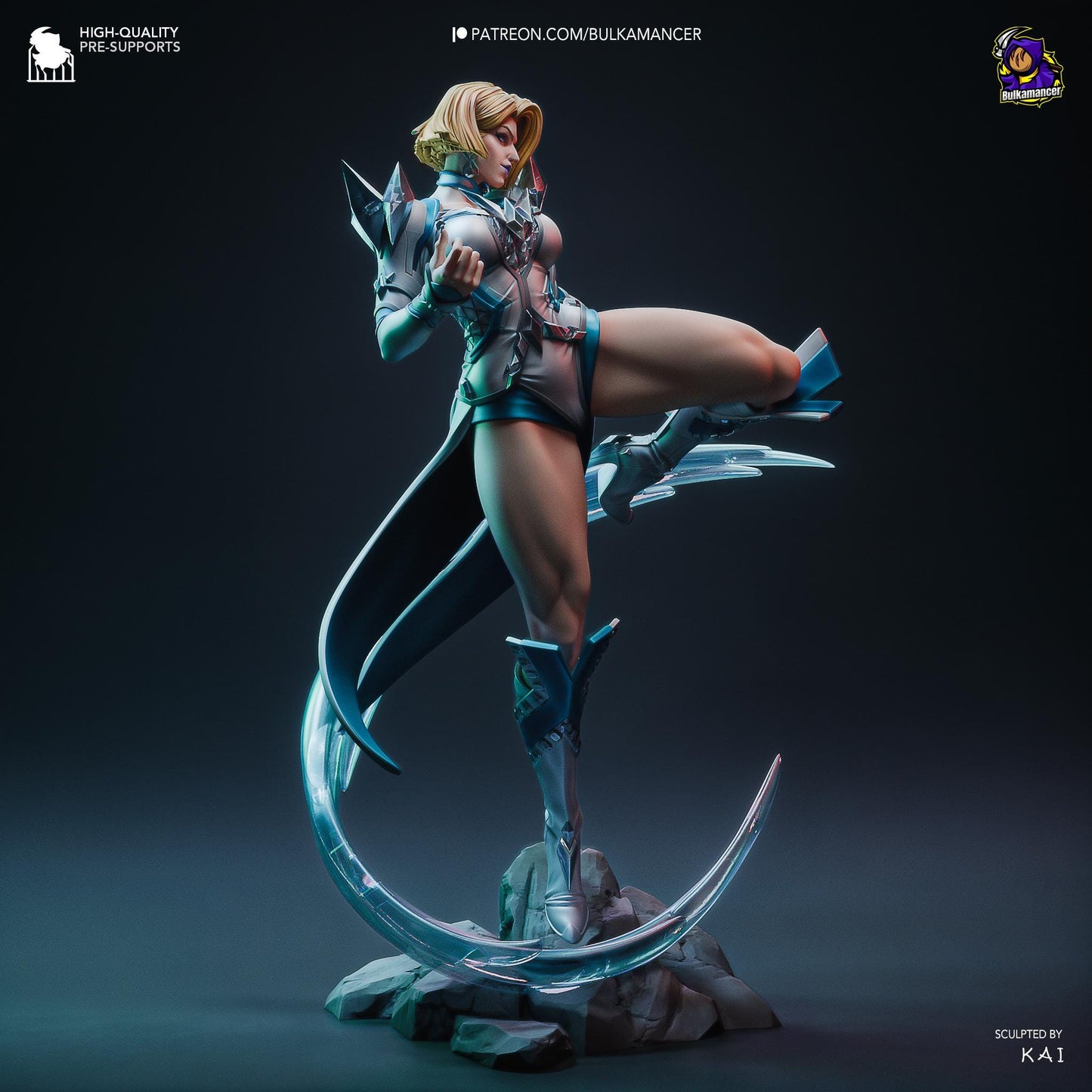 Emma Frost 3D Printed Resin Figurine | 8k Garage Kit [By Bulkamancer] UNPAINTED!