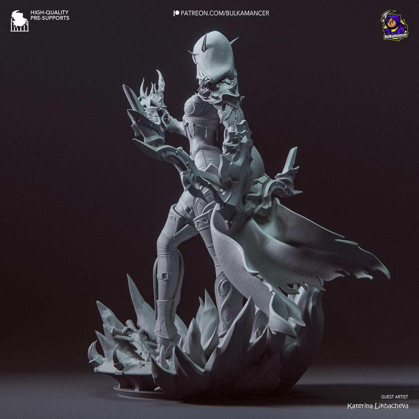 Sylvanas 3D Printed Resin Figurine | 8k Garage Kit [By Bulkamancer] UNPAINTED!