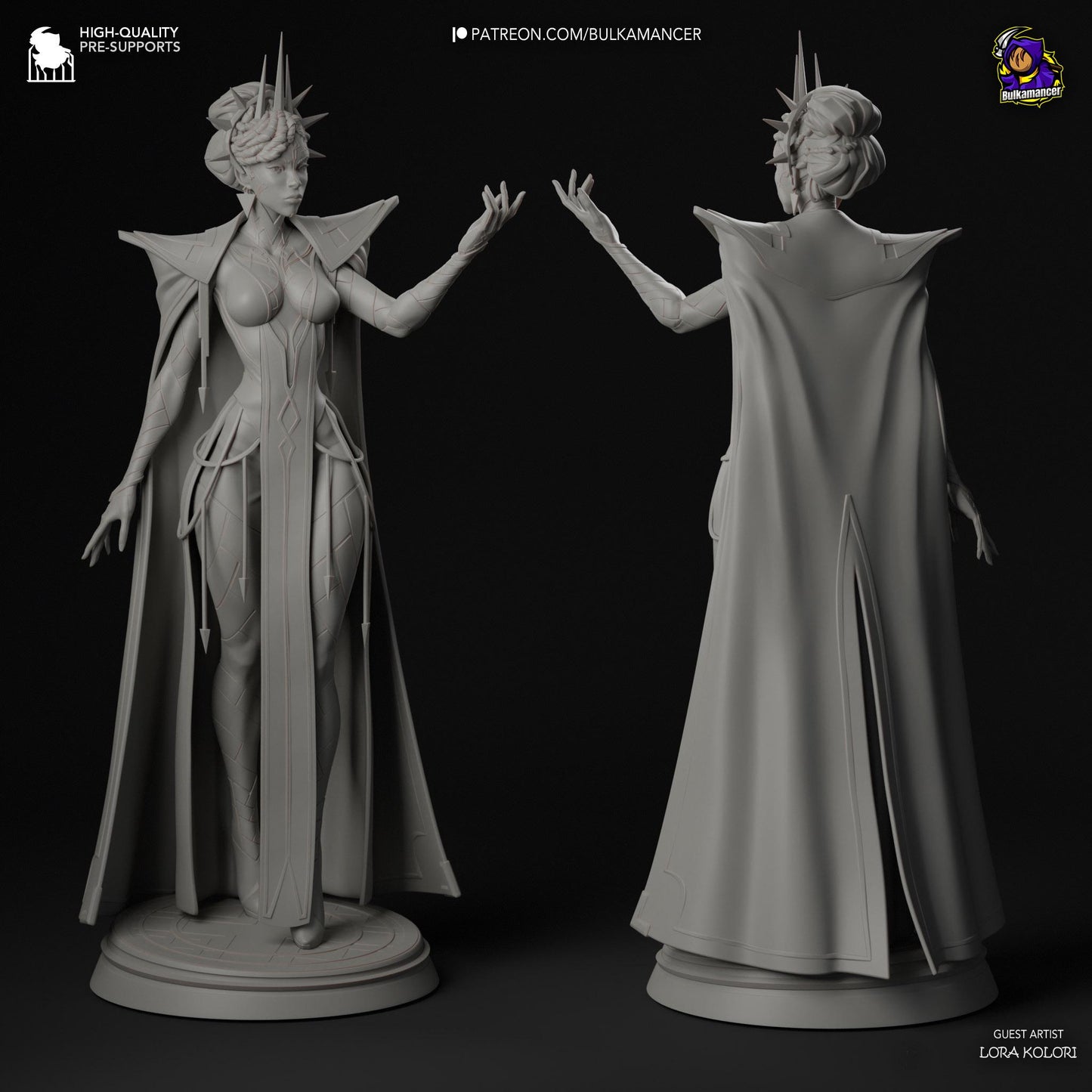 Mel 3D Printed Resin Figurine | 8k Garage Kit [By Bulkamancer] UNPAINTED!
