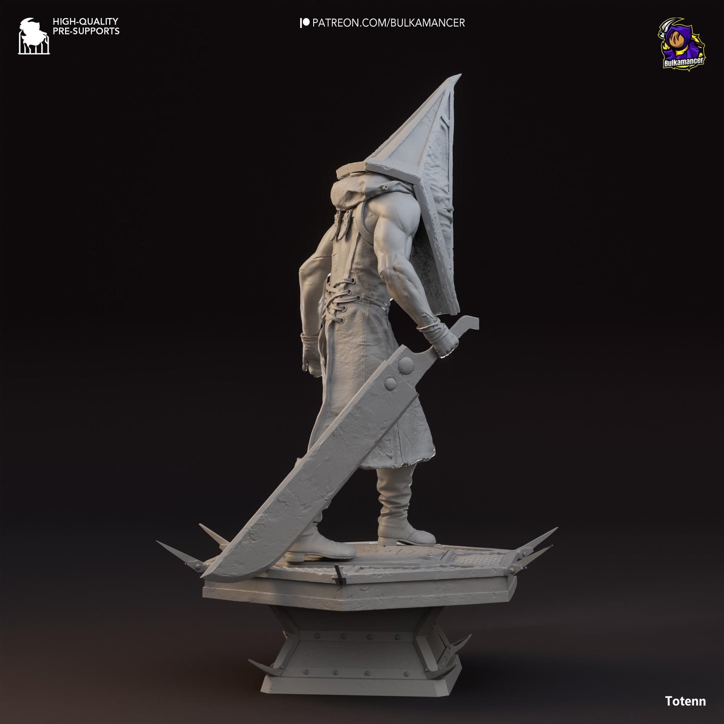 Pyramid Head 3D Printed Resin Figurine | 8k Garage Kit [By Bulkamancer] UNPAINTED!