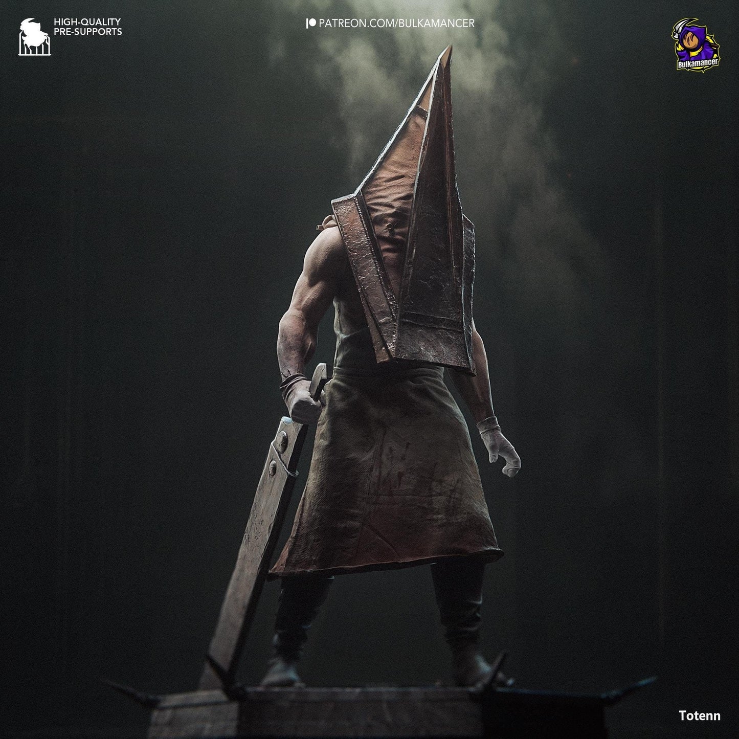 Pyramid Head 3D Printed Resin Figurine | 8k Garage Kit [By Bulkamancer] UNPAINTED!