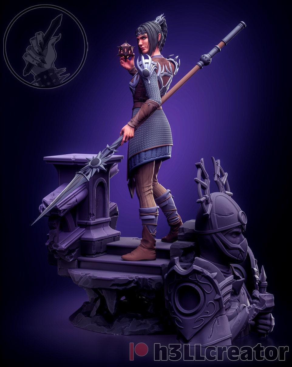 Shadowheart 3D Printed Resin Figurine | 8k Garage Kit [By h3LLCreator] UNPAINTED!