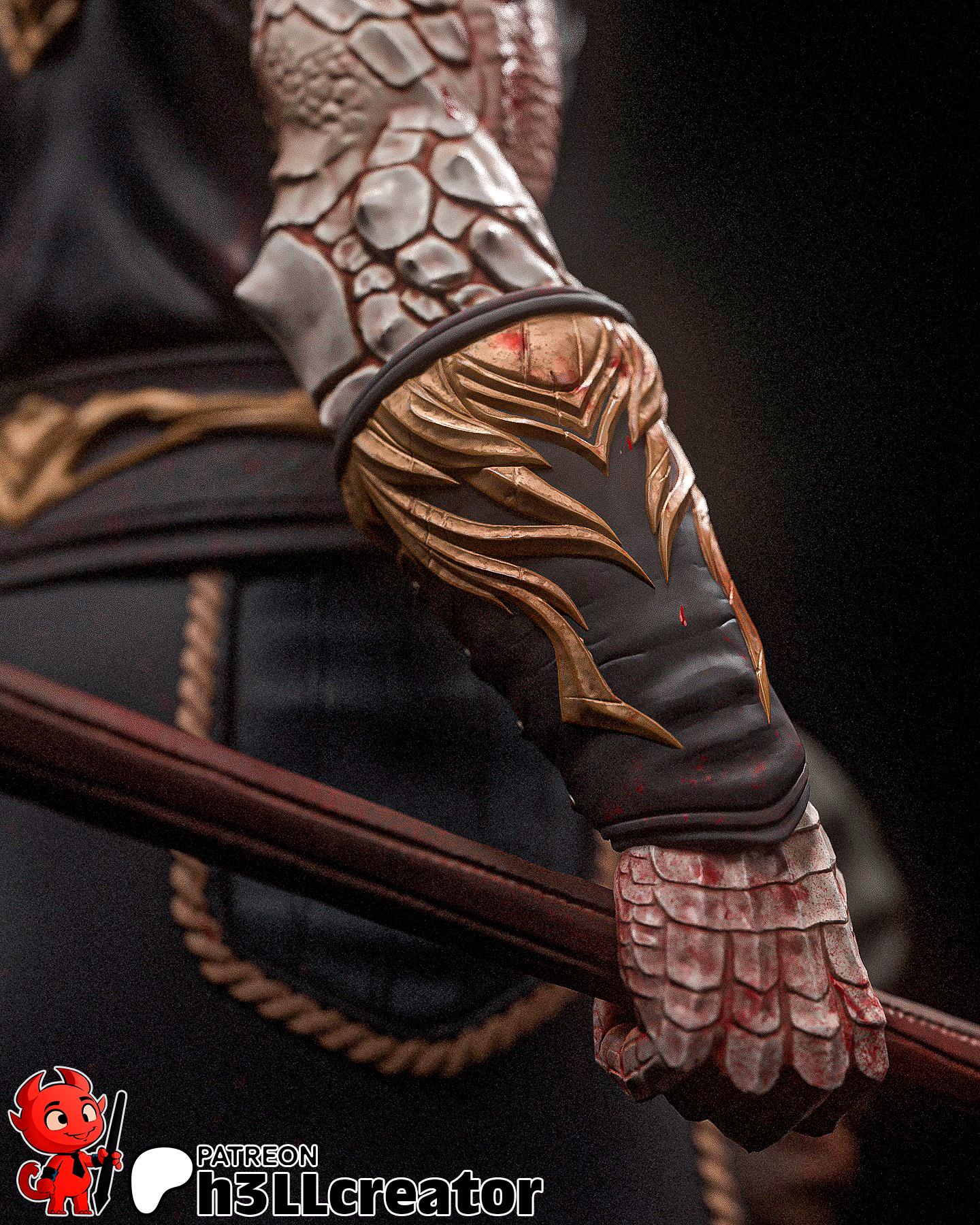 Dark Urge 3D Printed Resin Figurine | 8k Garage Kit [By H3LLCreator] UNPAINTED!