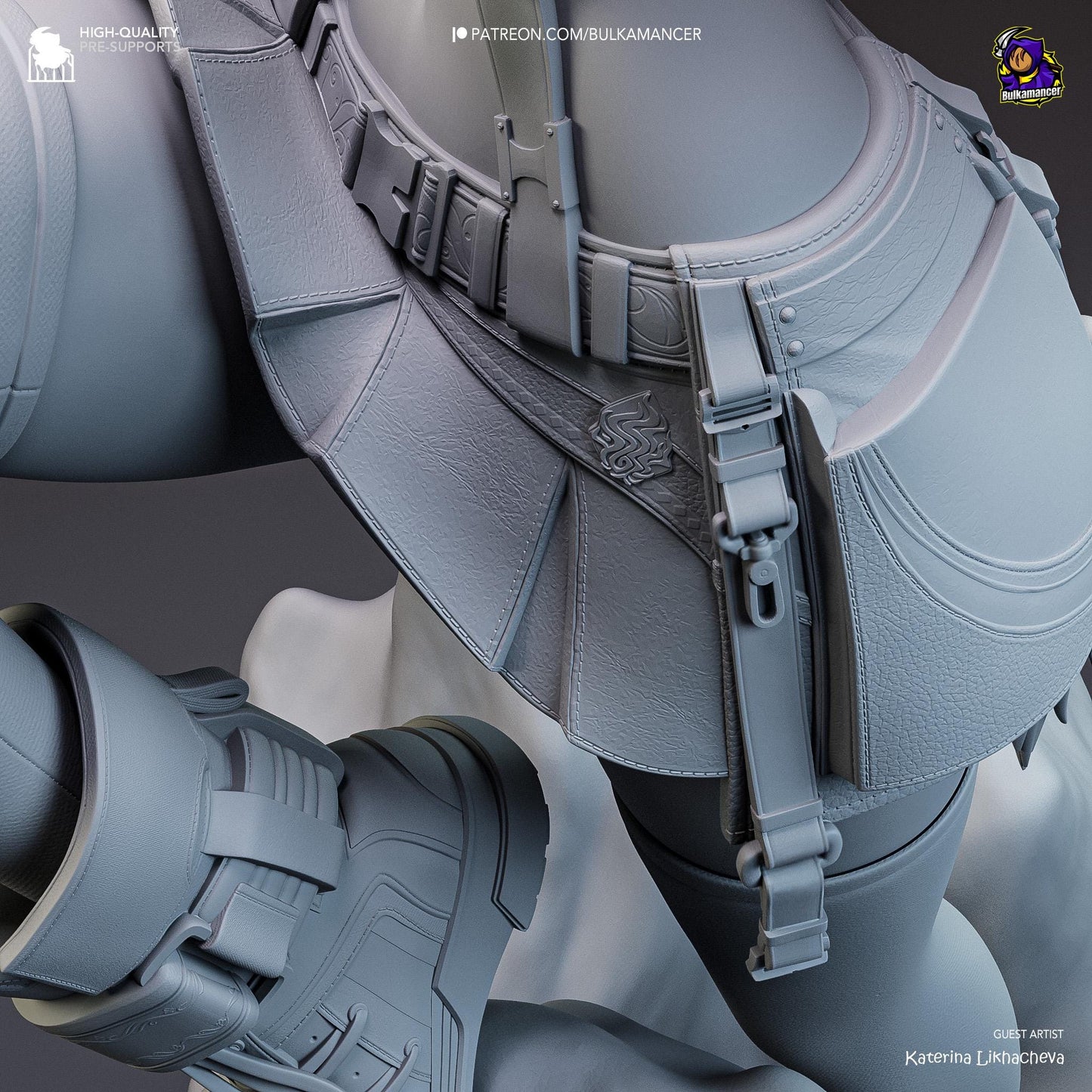 Tifa 3D Printed Resin Figurine | 8k Garage Kit [By Bulkamancer] UNPAINTED!
