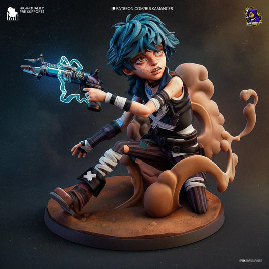 Isha 3D Printed Resin Figurine | 8k Garage Kit [By Bulkamancer] UNPAINTED!