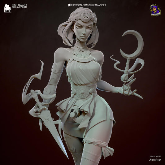 Melinoe 3D Printed Resin Figurine | 8k Garage Kit [By Bulkamancer] UNPAINTED!