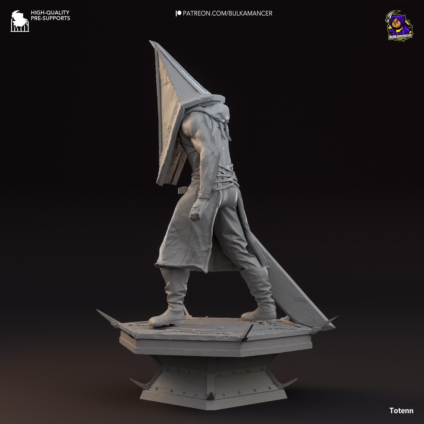 Pyramid Head 3D Printed Resin Figurine | 8k Garage Kit [By Bulkamancer] UNPAINTED!
