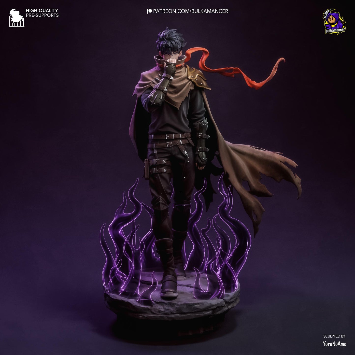 Sung Jin-Woo 3D Printed Resin Figurine | 8k Garage Kit [By Bulkamancer] UNPAINTED!