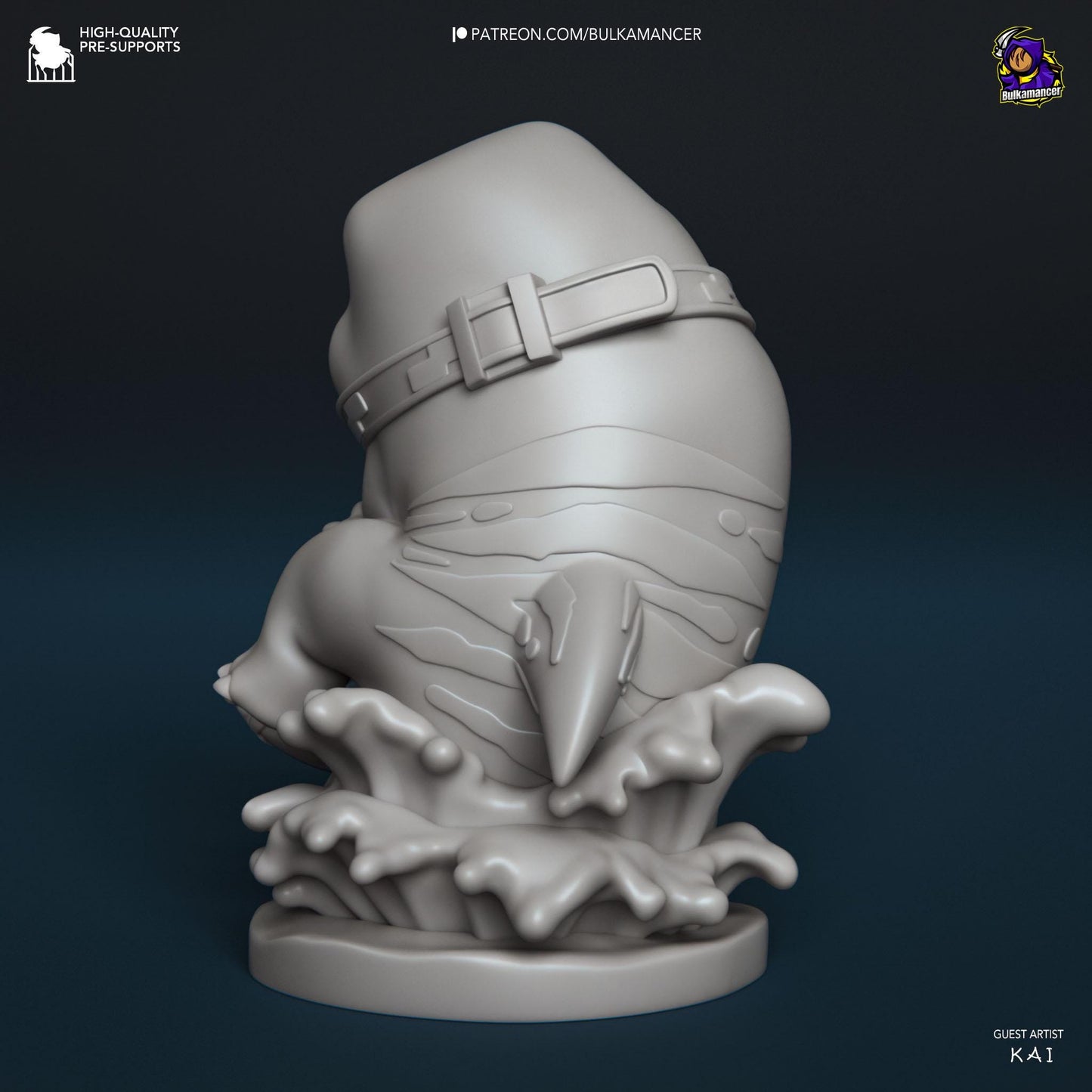 Jeff Figurine 3D Print | 8k Resin Garage Kit [By Bulkamancer] UNPAINTED!