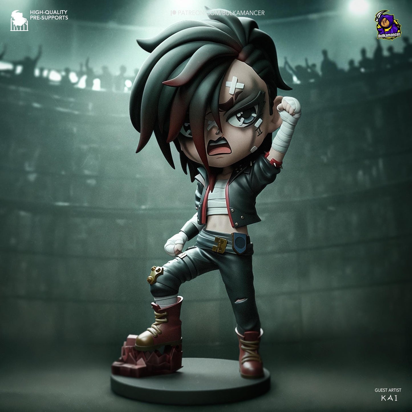Chibi Vi Figurine 3D Print | 8k Resin Garage Kit [By Bulkamancer] UNPAINTED!