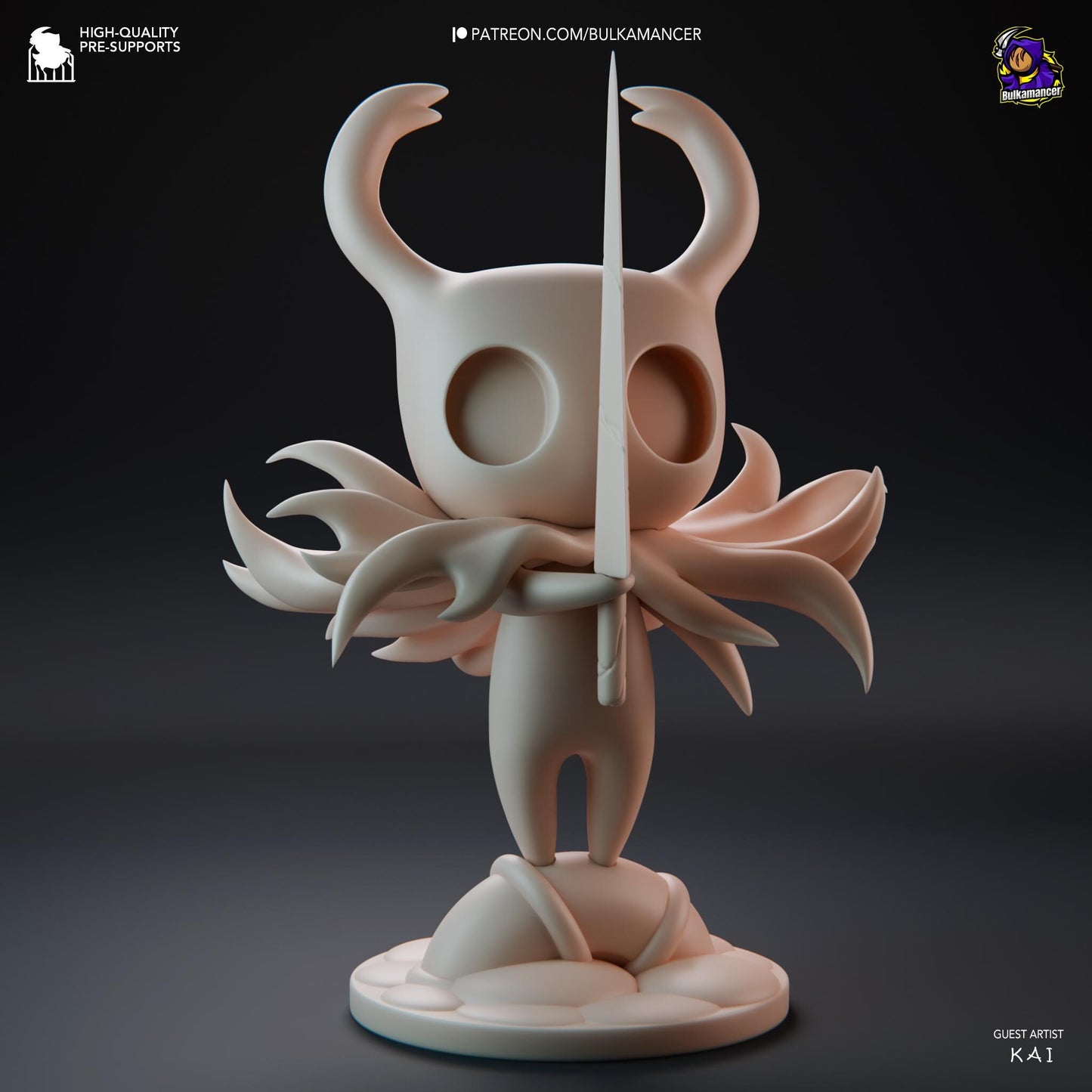 Hollow Knight 3D Printed Resin Figurine | 8k Garage Kit [By Bulkamancer] *UNPAINTED!*
