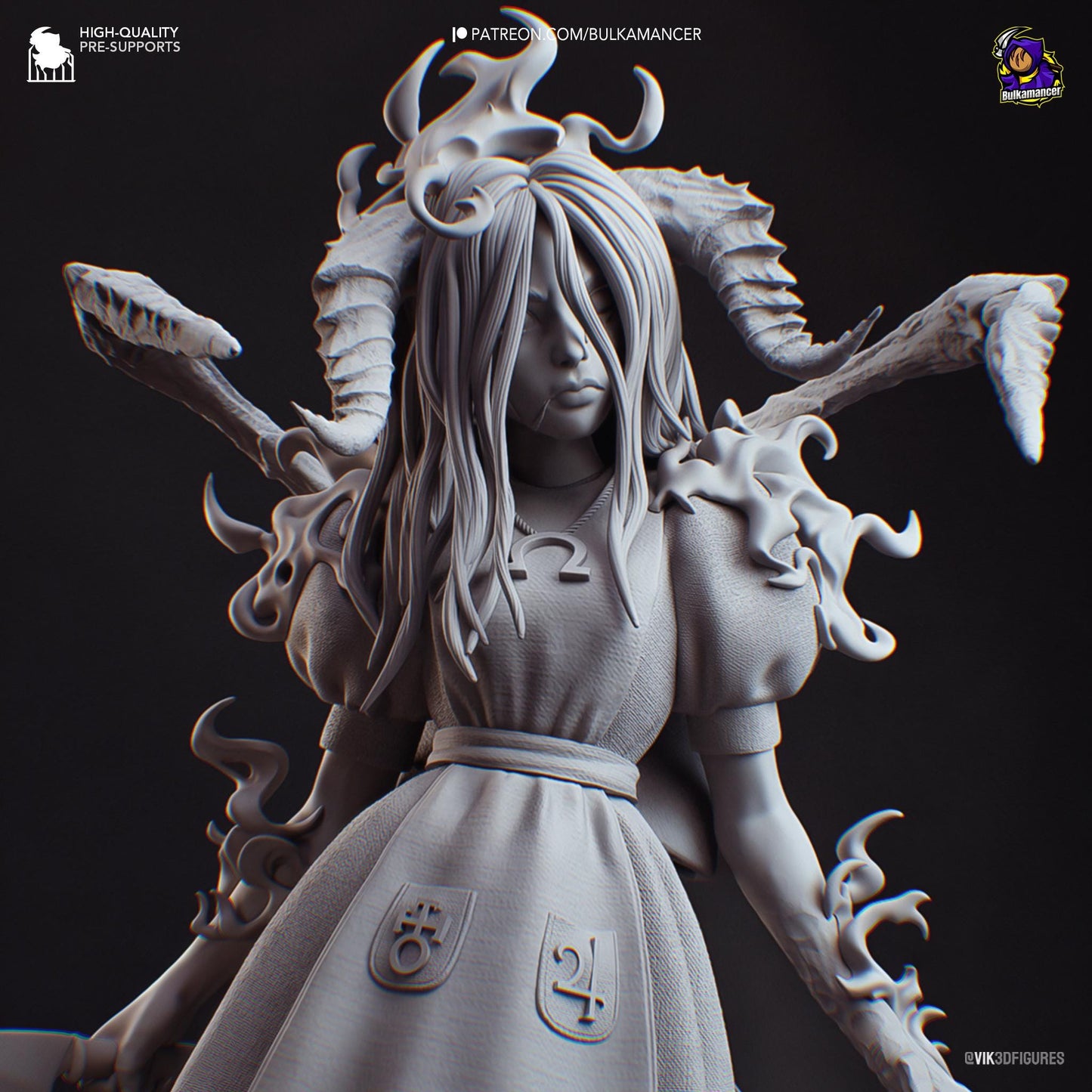 American McGee's Alice 3D Printed Resin Figurine | 8k Garage Kit [By Bulkamancer] UNPAINTED!