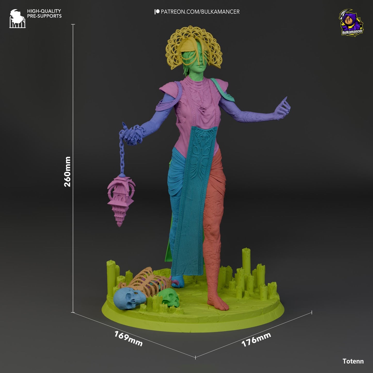 Plague 3D Printed Resin Figurine | 8k Garage Kit [By Bulkamancer] UNPAINTED!