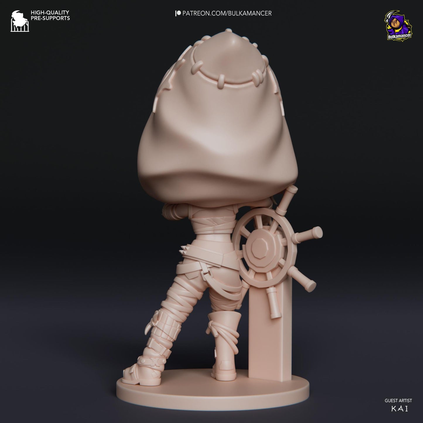 Chibi Jinx Figurine 3D Print | 8k Resin Garage Kit [By Bulkamancer] UNPAINTED!
