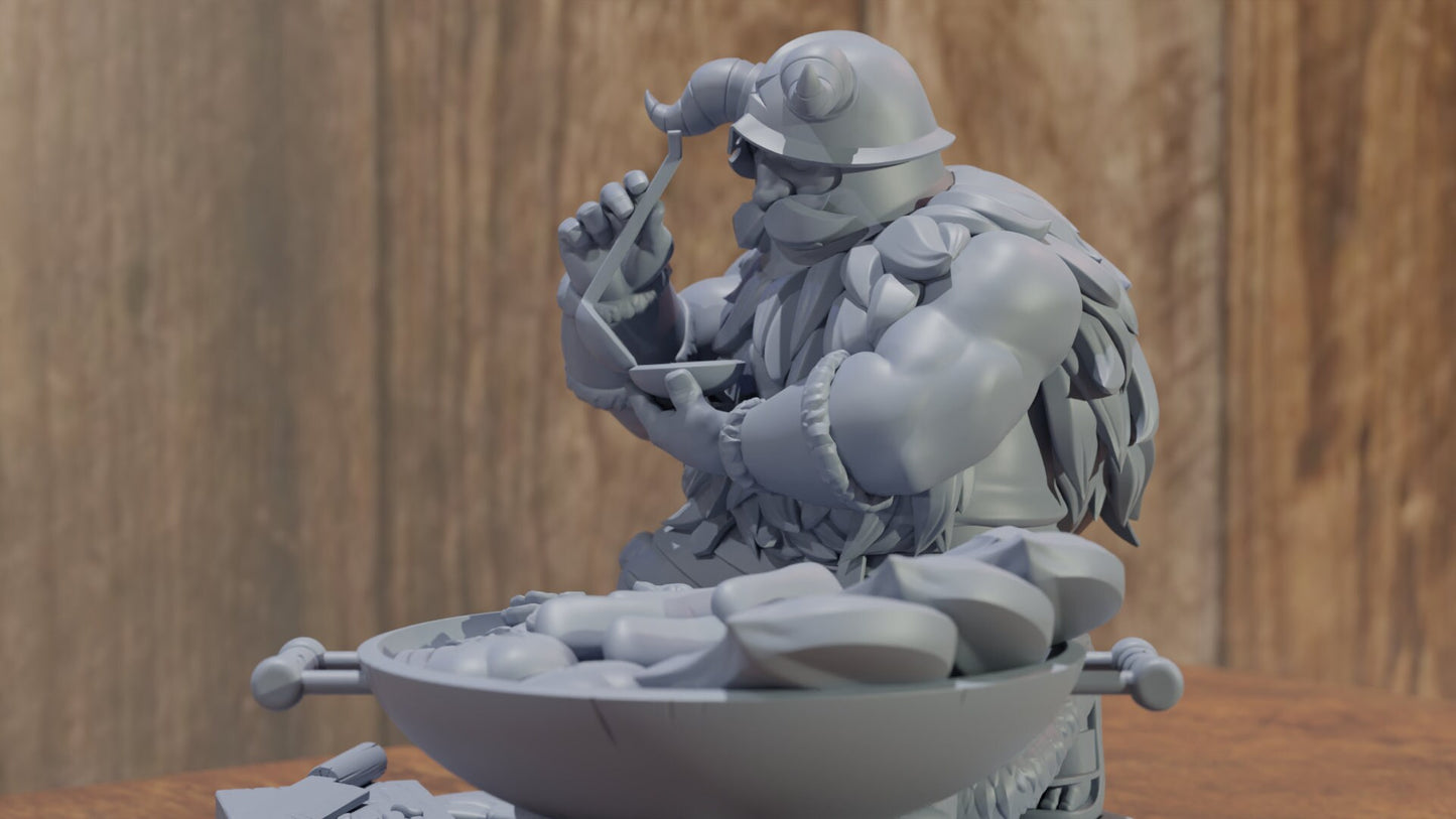 Senshi 3D Printed Resin Figurine | 8k Garage Kit [By h3LLCreator] UNPAINTED!