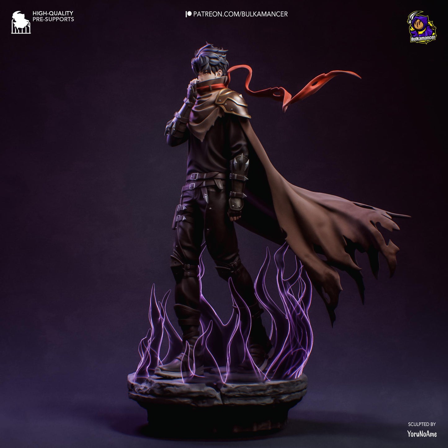 Sung Jin-Woo 3D Printed Resin Figurine | 8k Garage Kit [By Bulkamancer] UNPAINTED!