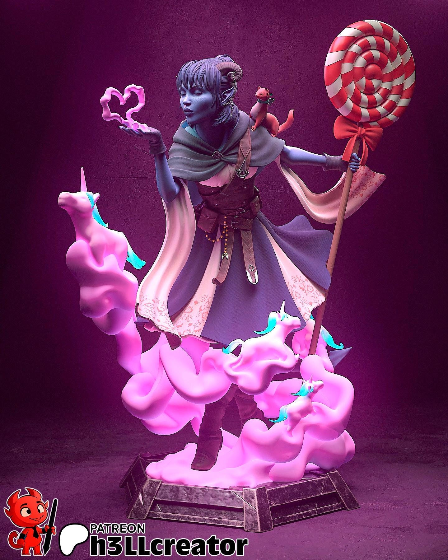 Jester 3D Printed Resin Figurine | 8k Garage Kit [By h3LLCreator] UNPAINTED!