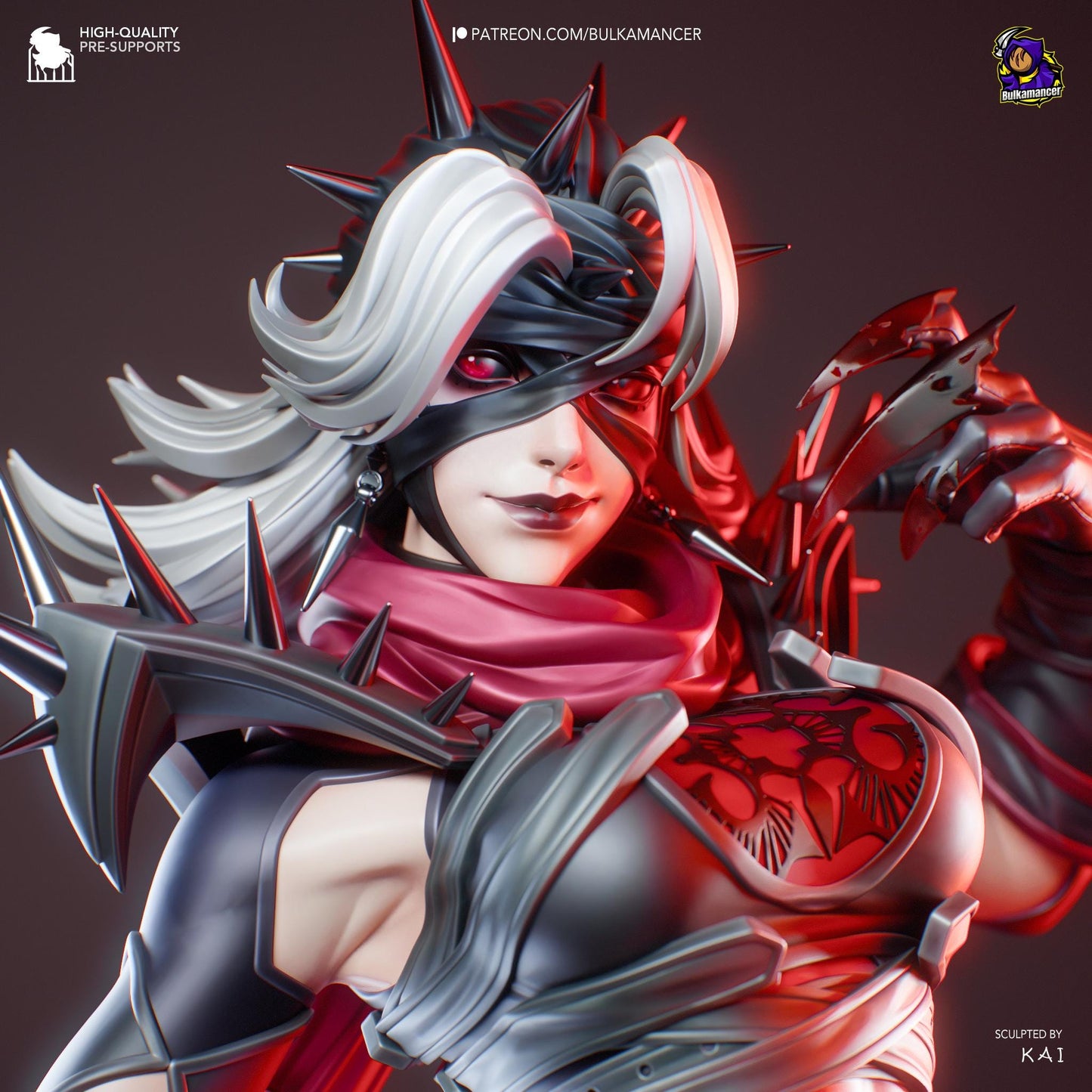 Malice Women Printed Resin Figurine | 8k Garage Kit [By Bulkamancer] UNPAINTED!