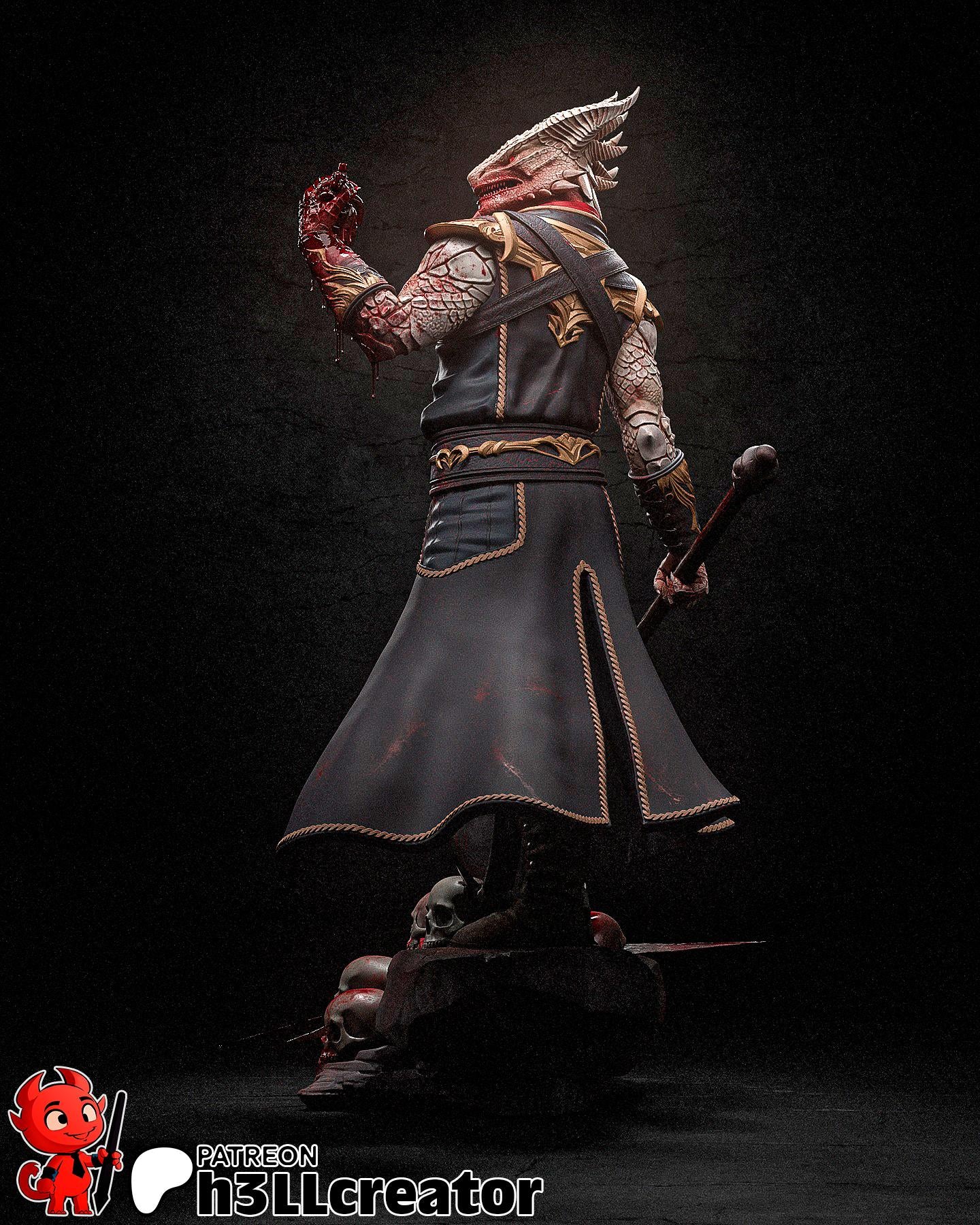 Dark Urge 3D Printed Resin Figurine | 8k Garage Kit [By H3LLCreator] UNPAINTED!