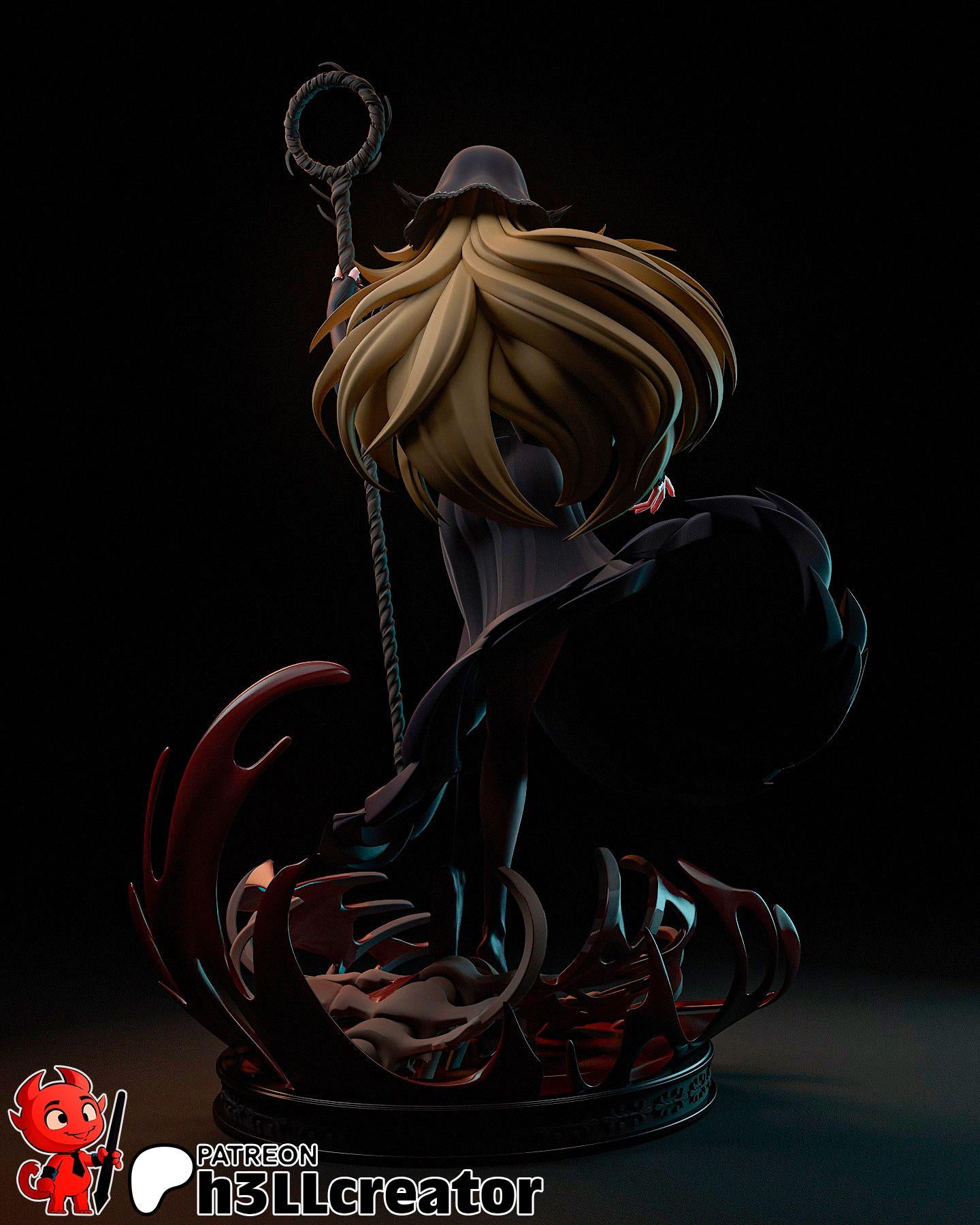 Marcille 3D Printed Resin Figurine | 8k Garage Kit [By h3LLCreator] UNPAINTED!