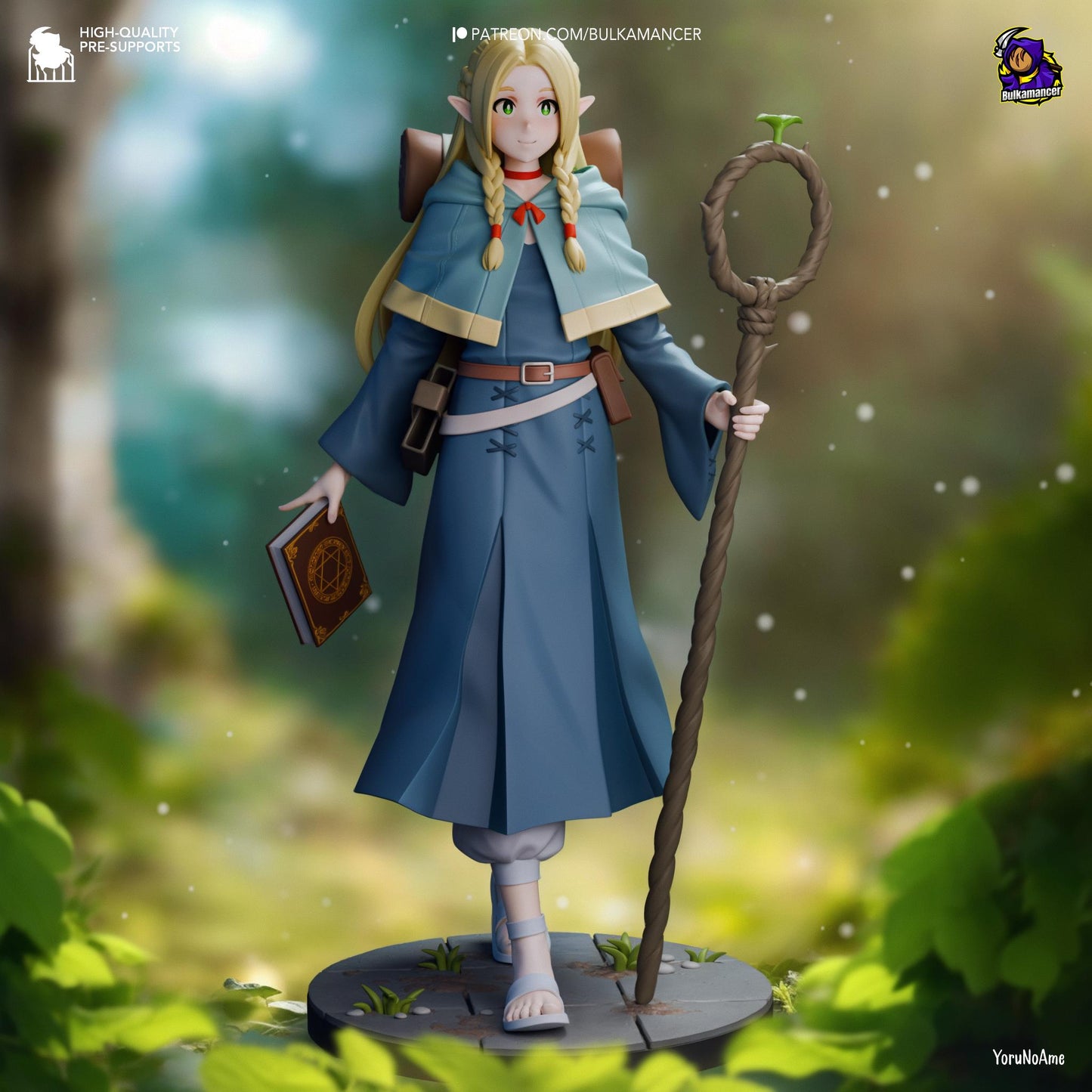 Marcille 3D Printed Resin Figurine | 8k Garage Kit [By Bulkamancer] UNPAINTED!