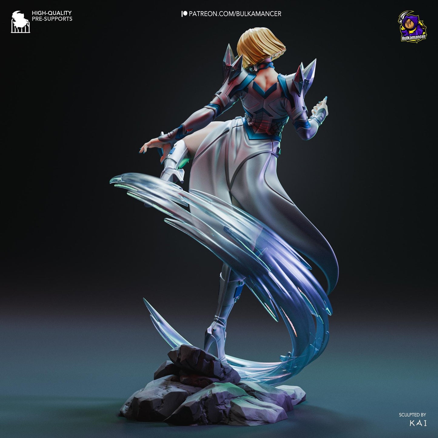 Emma Frost 3D Printed Resin Figurine | 8k Garage Kit [By Bulkamancer] UNPAINTED!