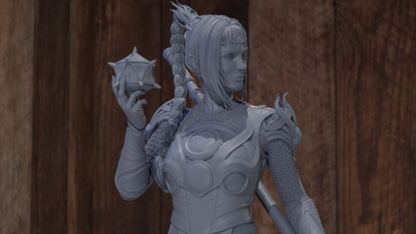Shadowheart 3D Printed Resin Figurine | 8k Garage Kit [By h3LLCreator] UNPAINTED!