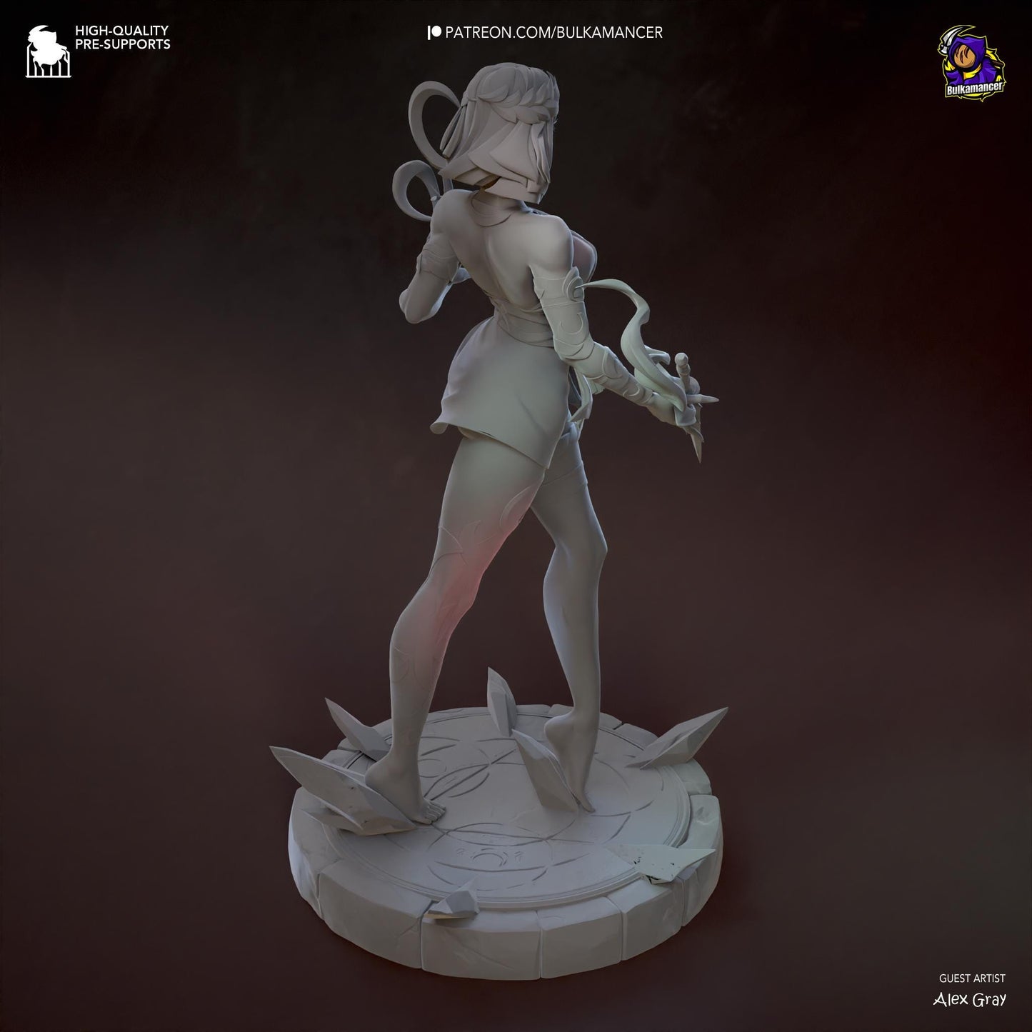 Melinoe 3D Printed Resin Figurine | 8k Garage Kit [By Bulkamancer] UNPAINTED!