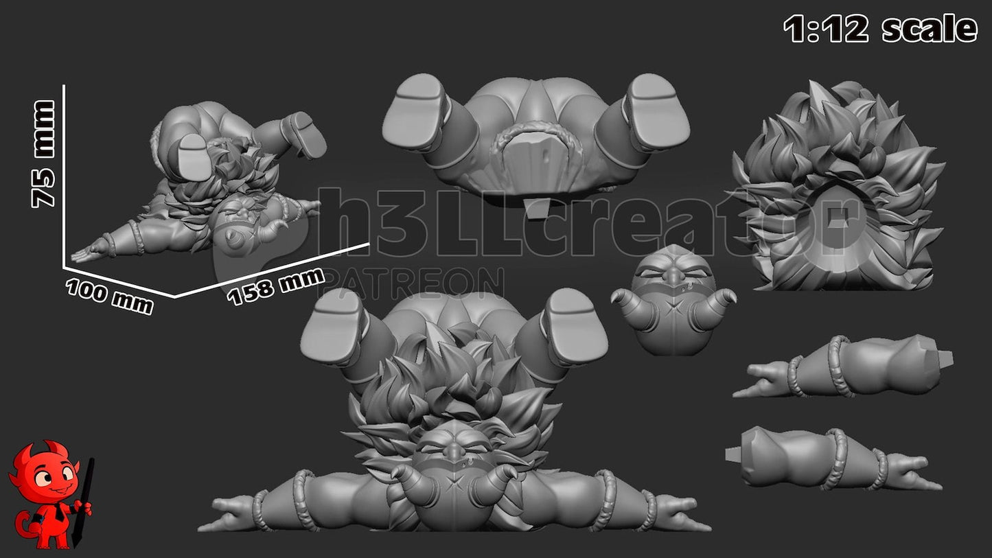 Senshi Controller Stand |  3D Printed Resin Garage kit  | 8k Figurine [By h3LLCreator] UNPAINTED!