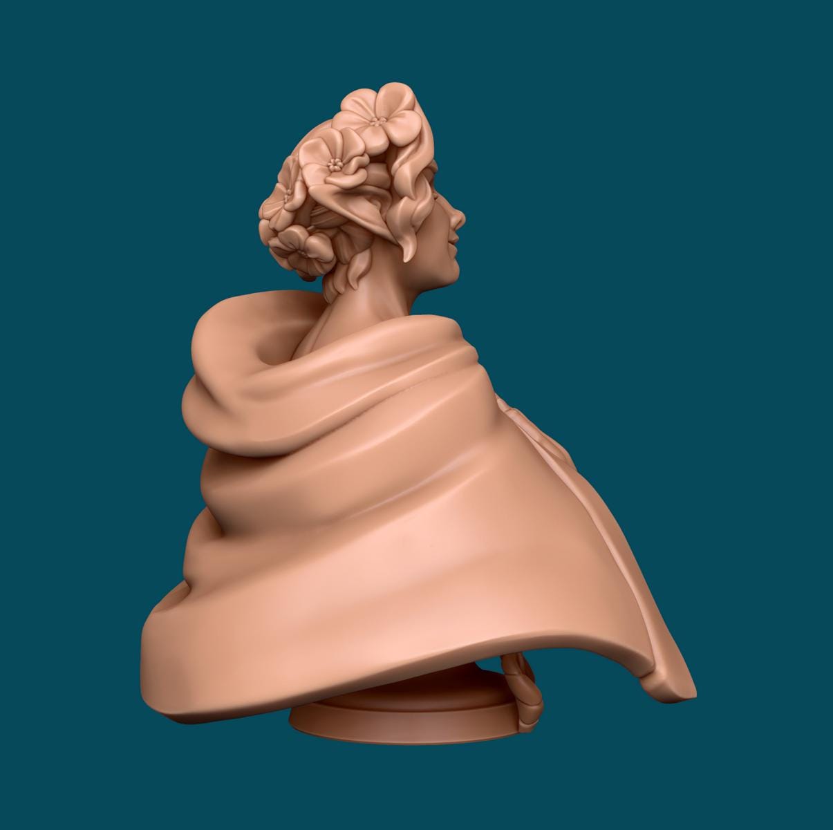 Elf - DnD Miniature Bust | 8k Resin 3D Prints | [By Awkward Penguin's Minis] UNPAINTED