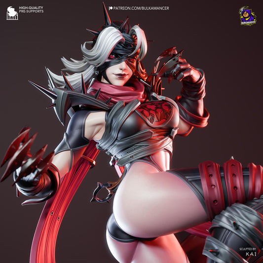 Malice Women Printed Resin Figurine | 8k Garage Kit [By Bulkamancer] UNPAINTED!