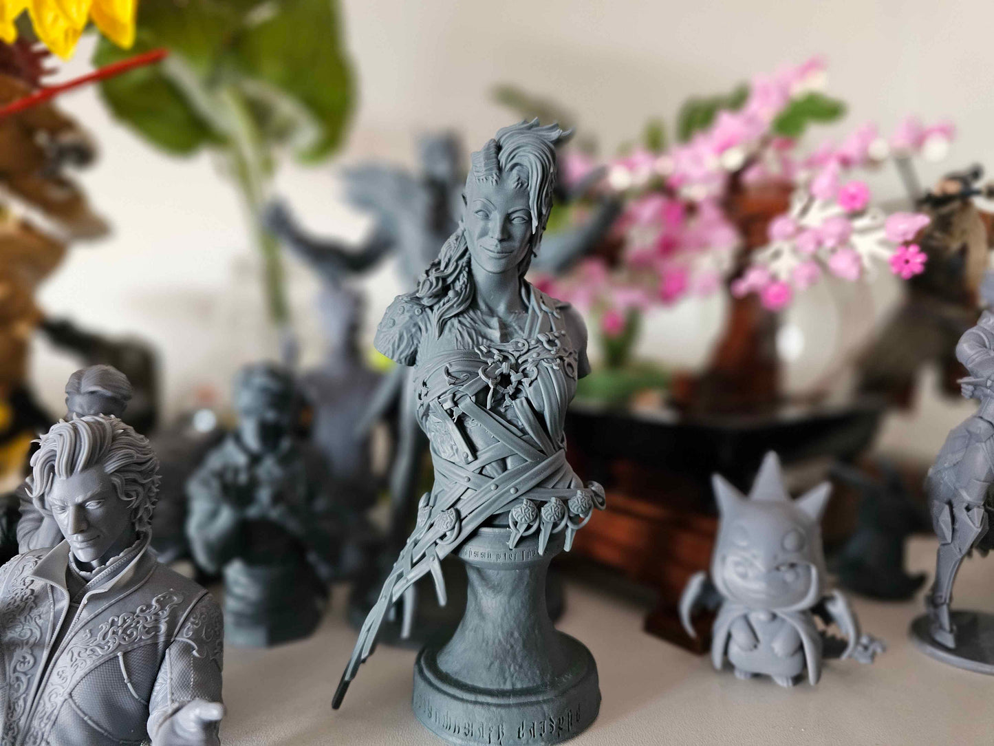Karlach 3D Printed Resin Figurine Bust | 8k Garage Kit [By Bulkamancer] UNPAINTED!