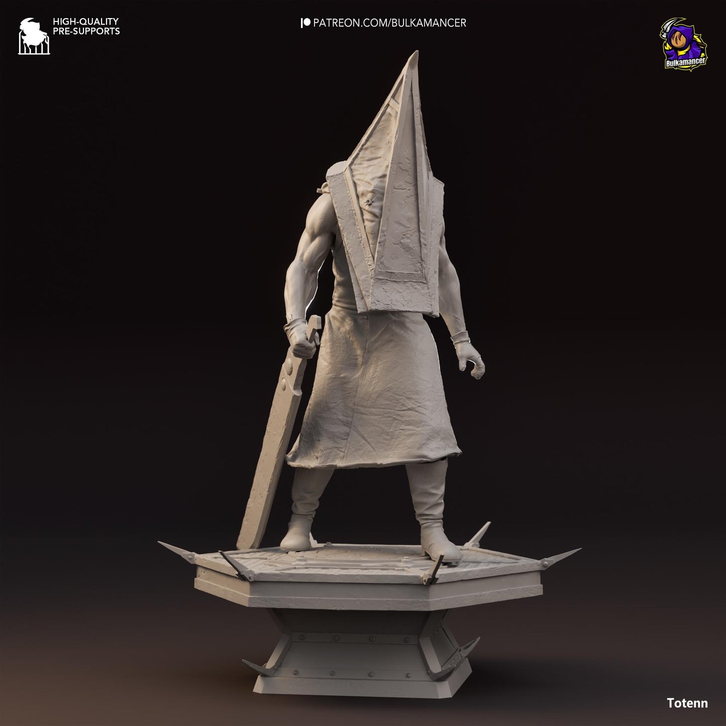 Pyramid Head 3D Printed Resin Figurine | 8k Garage Kit [By Bulkamancer] UNPAINTED!