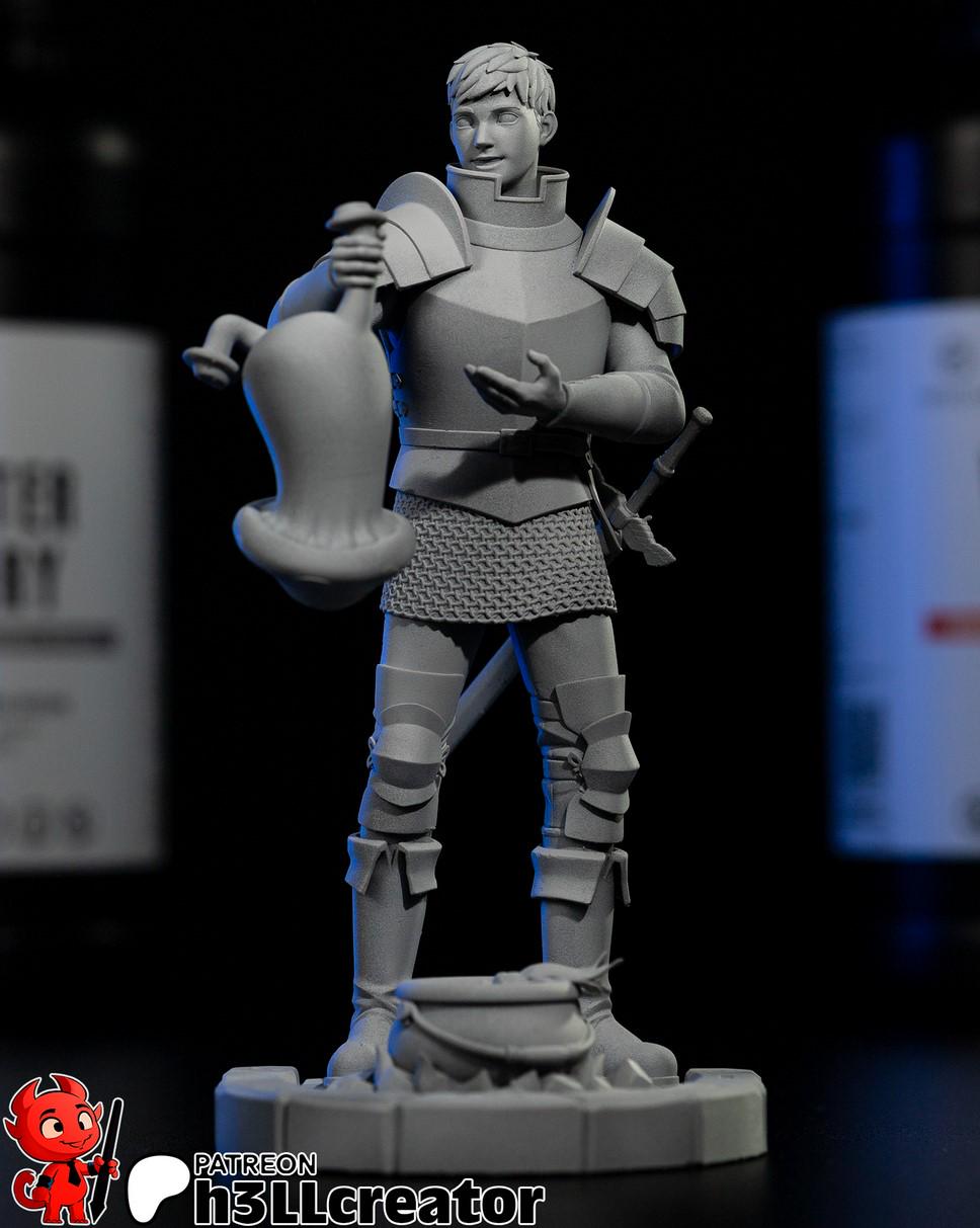 Laios 3D Printed Resin Figurine | 8k Garage Kit [By H3LLCREATOR] UNPAINTED!