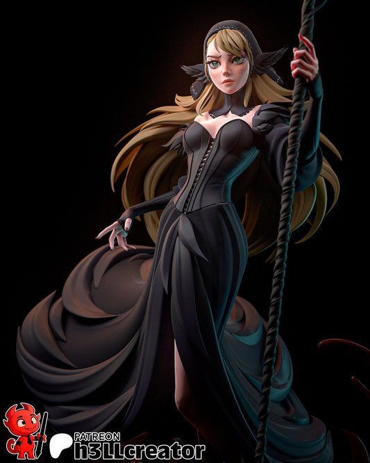 Marcille 3D Printed Resin Figurine | 8k Garage Kit [By h3LLCreator] UNPAINTED!