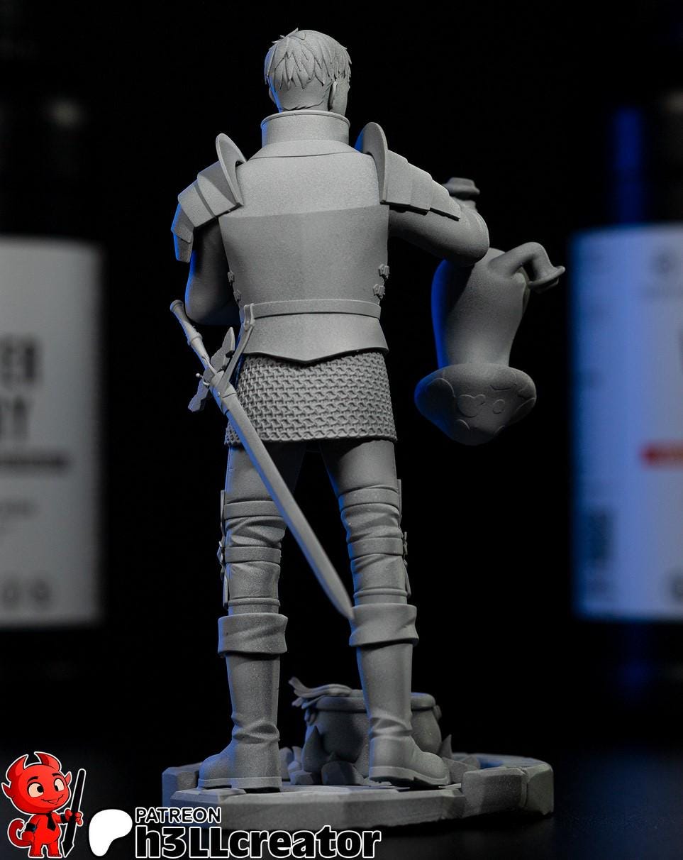 Laios 3D Printed Resin Figurine | 8k Garage Kit [By H3LLCREATOR] UNPAINTED!