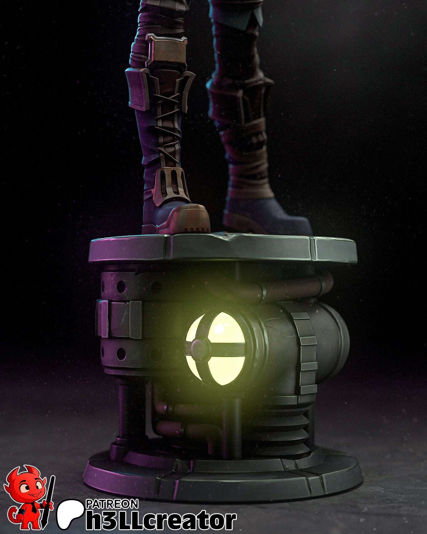 Vi 3D Printed Resin Figurine | 8k Garage Kit [By h3LLCreator] UNPAINTED!