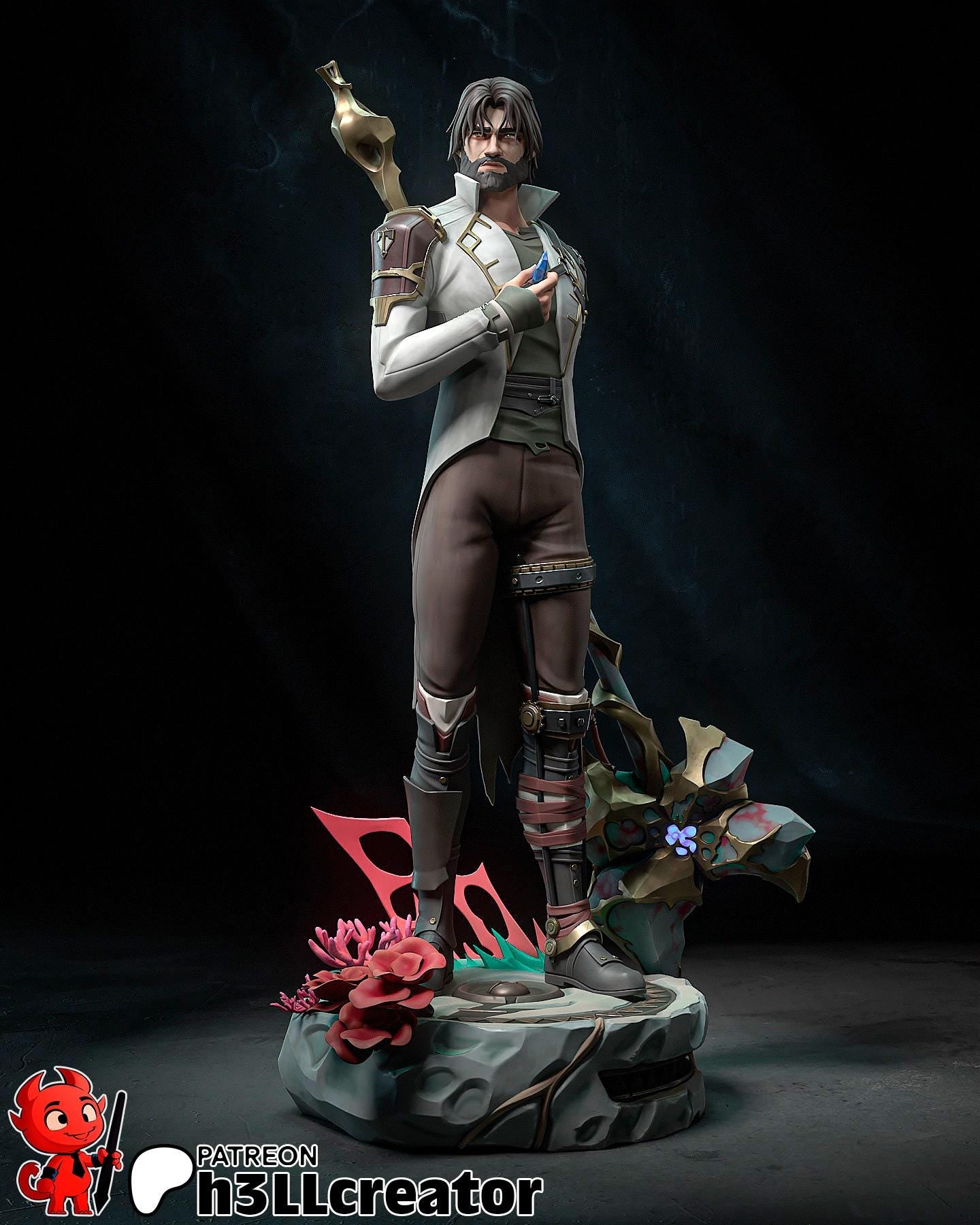 Jayce 3D Printed Resin Figurine | 8k Garage Kit [By h3LLCreator] UNPAINTED!