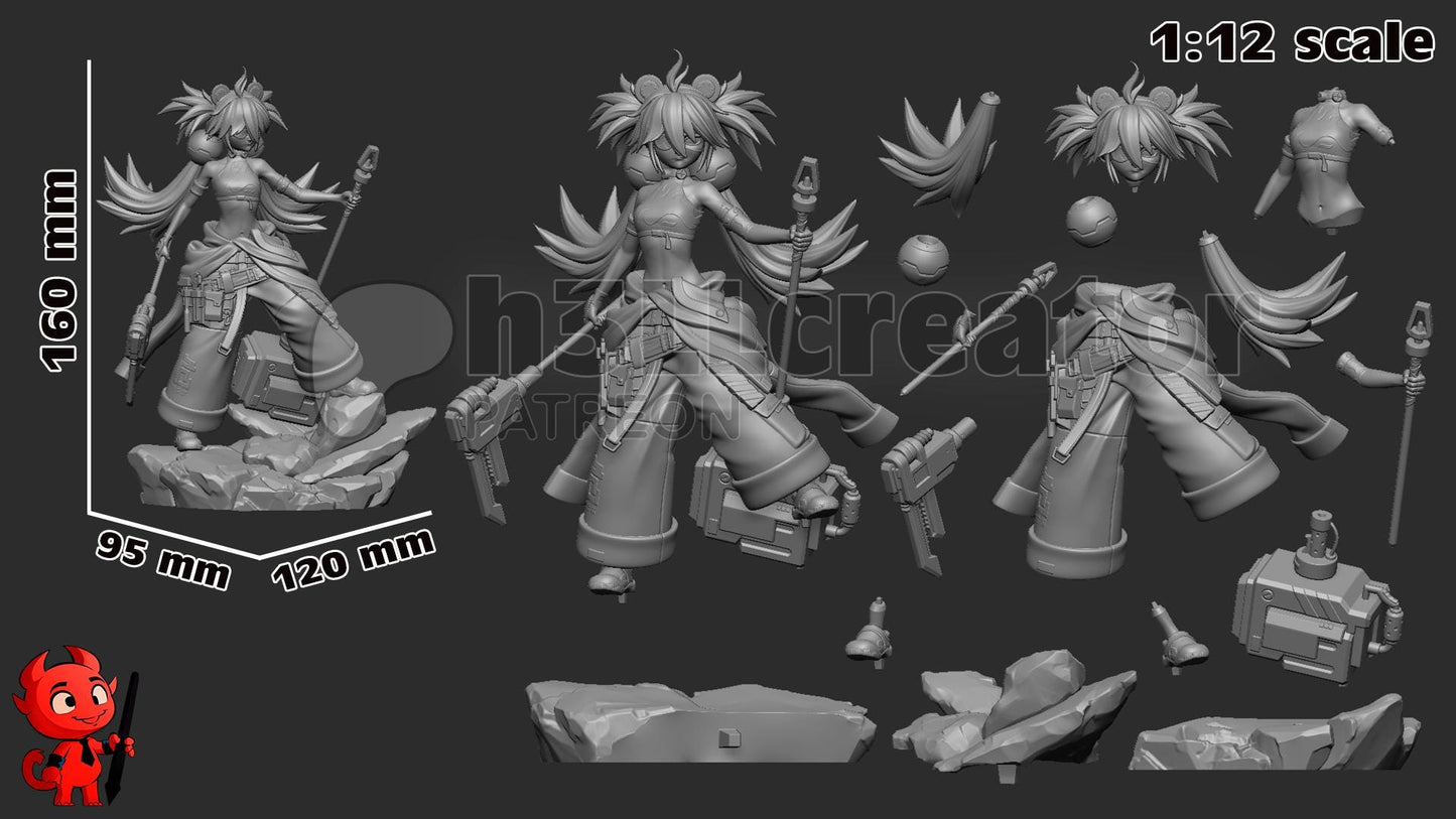 Koleda 3D Printed Resin Figurine | 8k Garage Kit [By h3LLCreator] UNPAINTED!