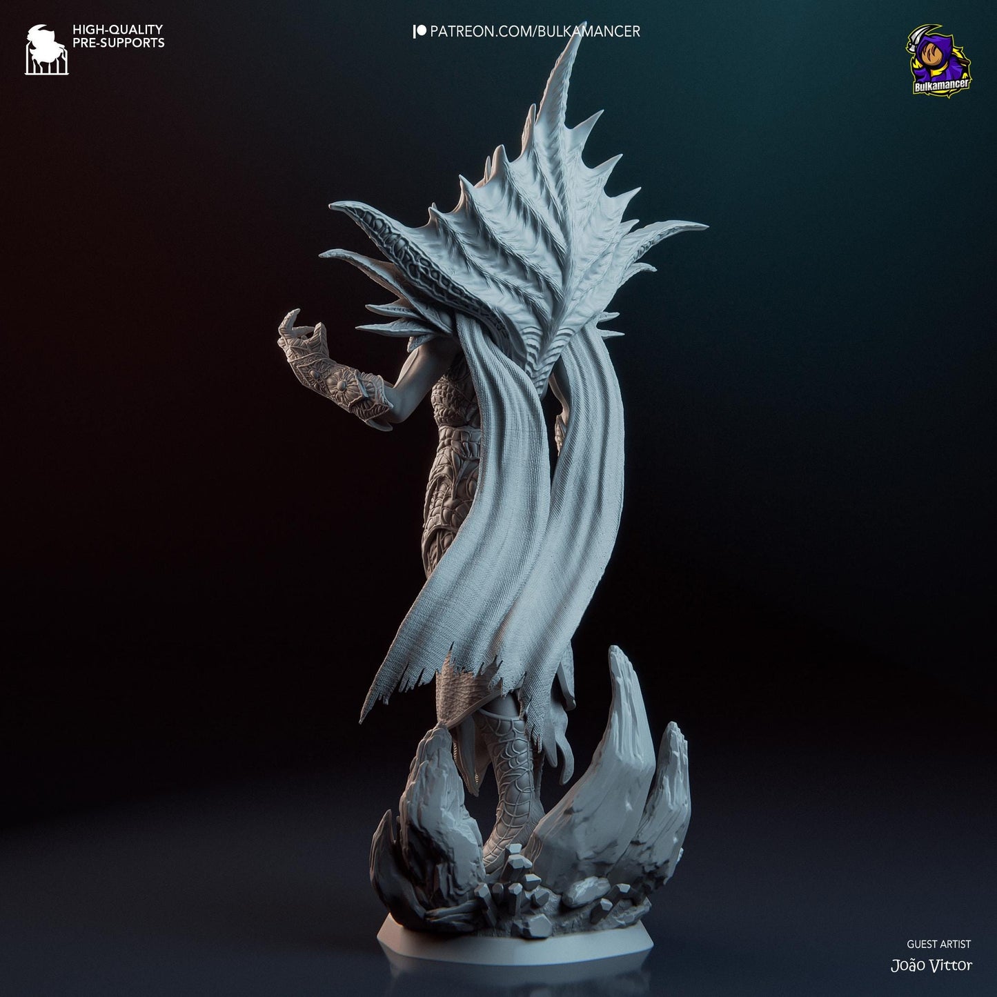 The Emperor 3D Printed Resin Figurine | 8k Garage Kit [By Bulkamancer] UNPAINTED!