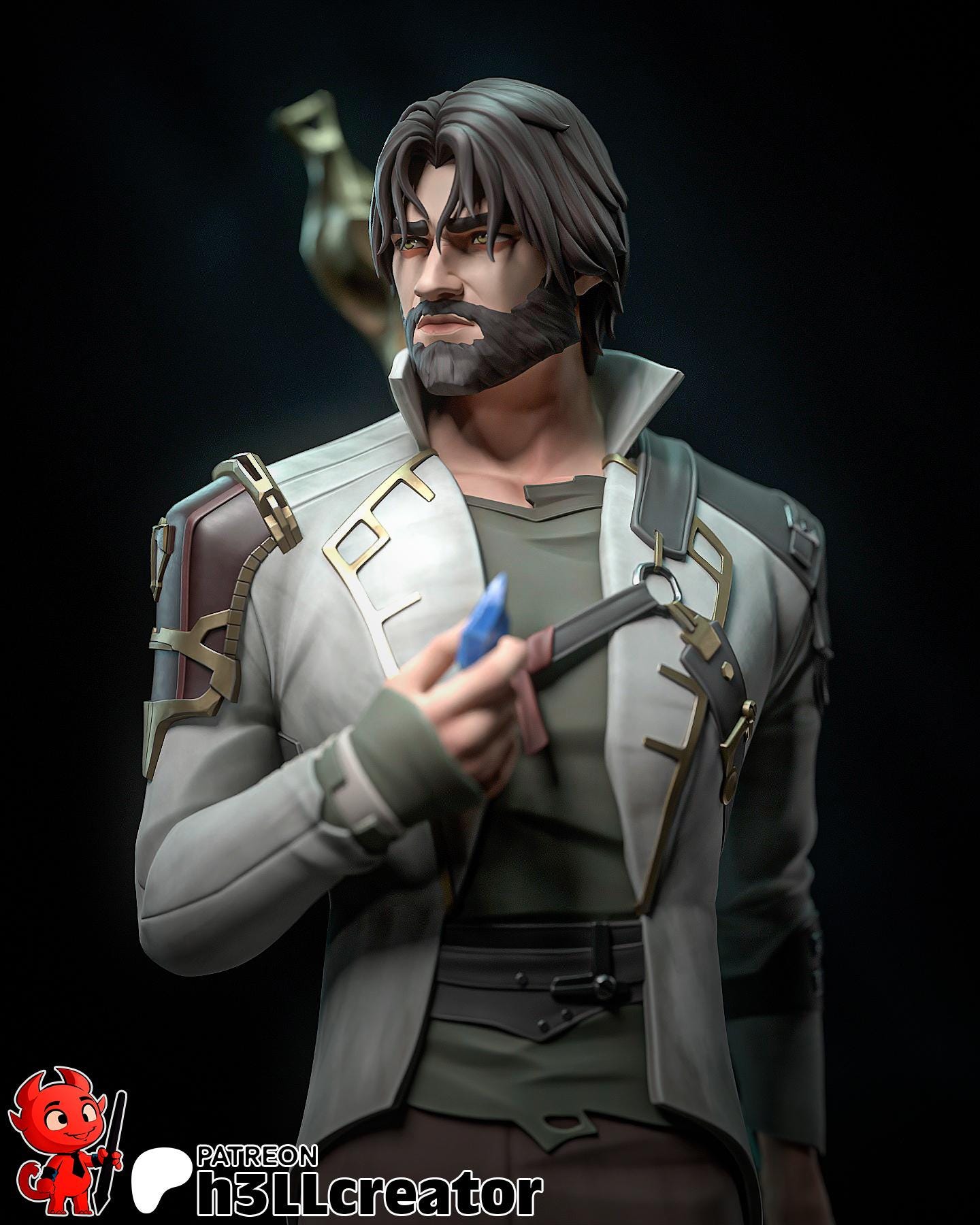 Jayce 3D Printed Resin Figurine | 8k Garage Kit [By h3LLCreator] UNPAINTED!