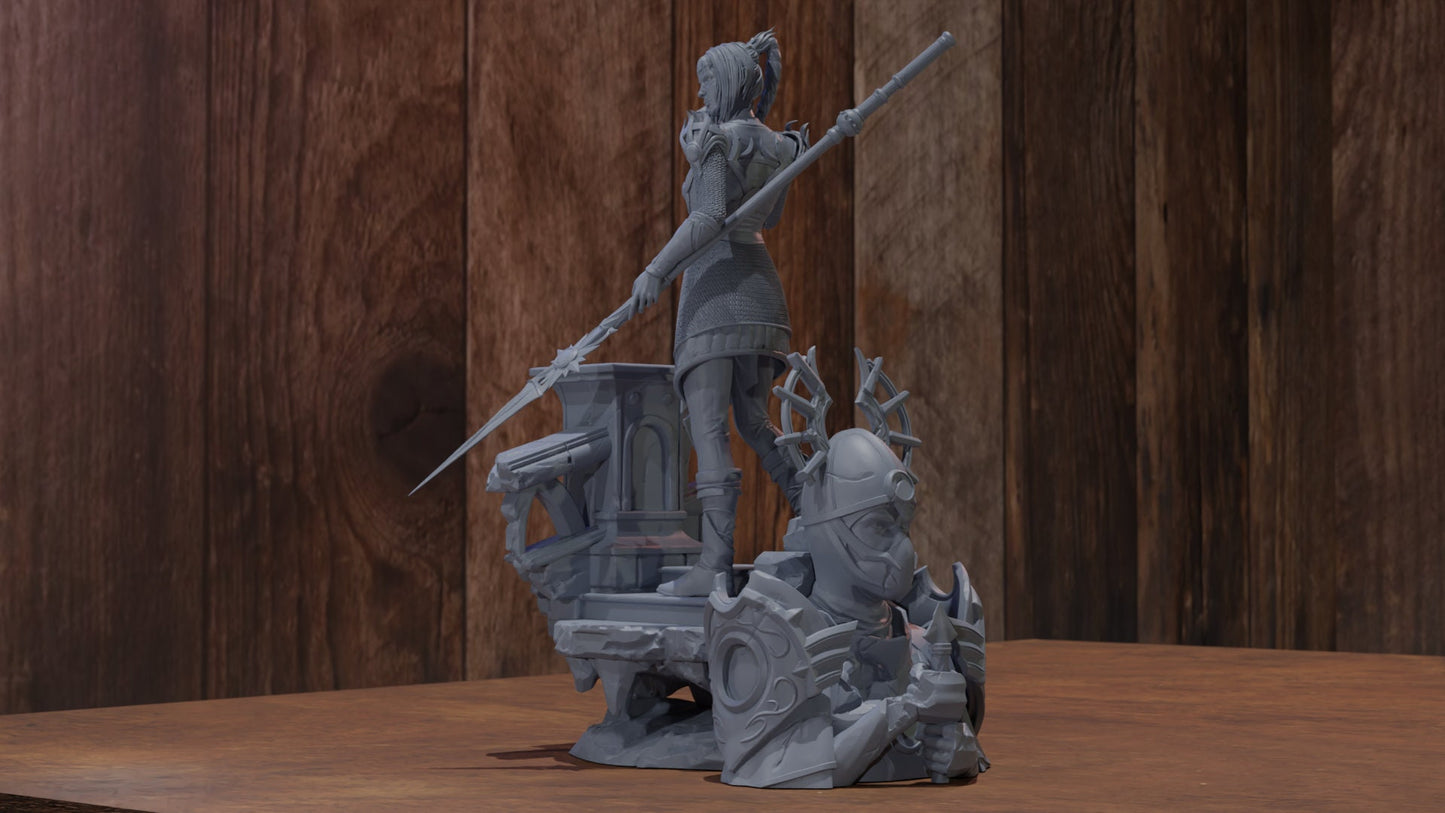 Shadowheart 3D Printed Resin Figurine | 8k Garage Kit [By h3LLCreator] UNPAINTED!