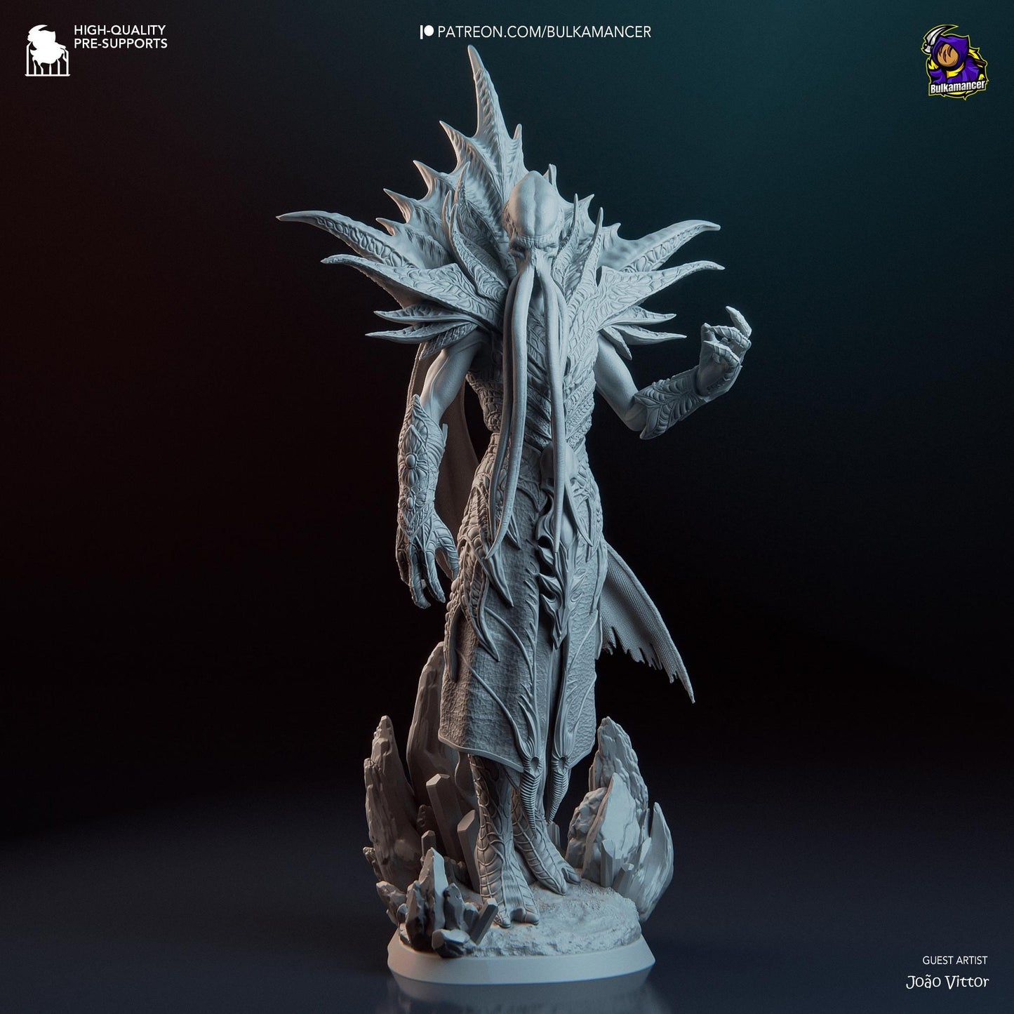 The Emperor 3D Printed Resin Figurine | 8k Garage Kit [By Bulkamancer] UNPAINTED!