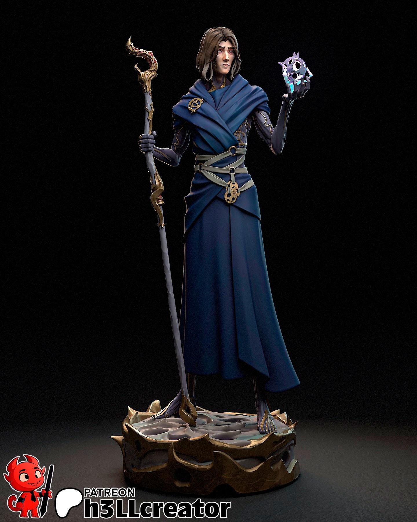 Victor 3D Printed Resin Figurine | 8k Garage Kit [By h3LLCreator] UNPAINTED!