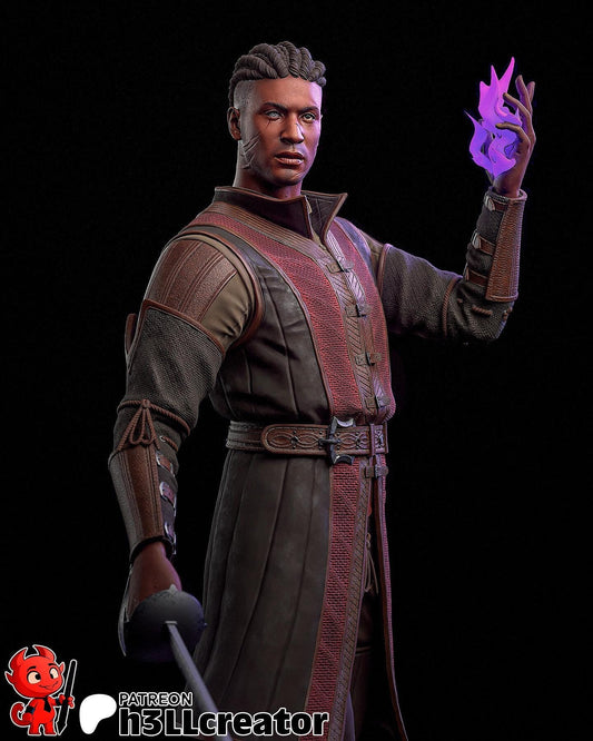 Wyll 3D Printed Resin Figurine | 8k Garage Kit [By H3LLCreator] UNPAINTED!